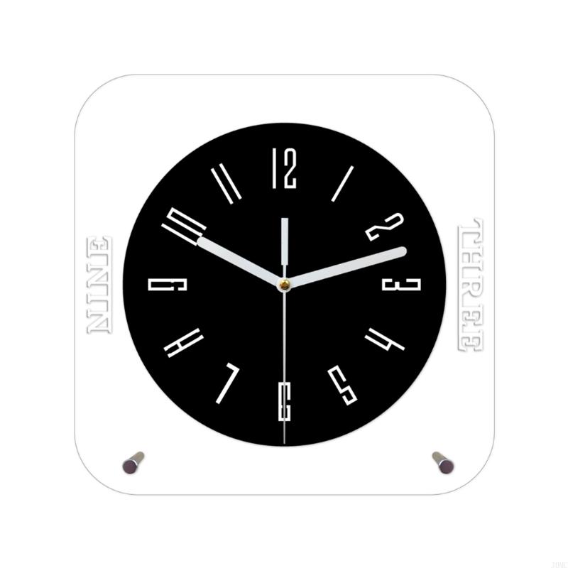 Home/Office/Kitchen/Classroom/School Clock Silents None Ticking Wall Clock Gift J0MC