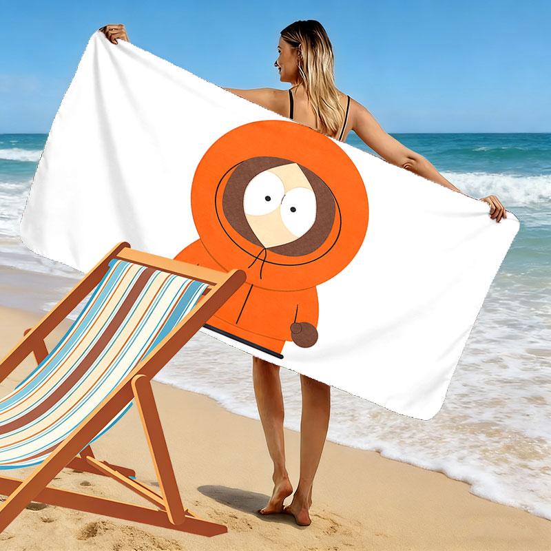 Kenny McCormick Print Beach Towel, Large Soft Quick Dry Towel for Beach Camping Swimming