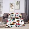 Mulan  Mushu Flannel Blanket Winter  Super Warm Bedding Throws for Kids Home Decor Graphic Bedspread Sofa Bed Cover