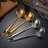 Stainless Steel Colander Metal Spoon Noodle Spoon Colander Practical Pasta Tool Soup Scoop Kitchen Accessories