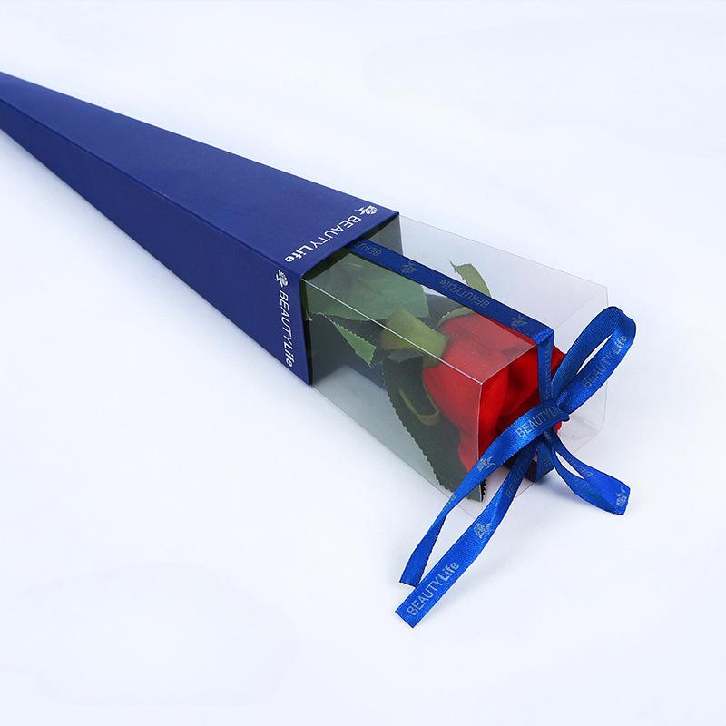 10 PC Rose single packaging box Flower packaging box bouquet bag Valentine's Day single flower packaging bag