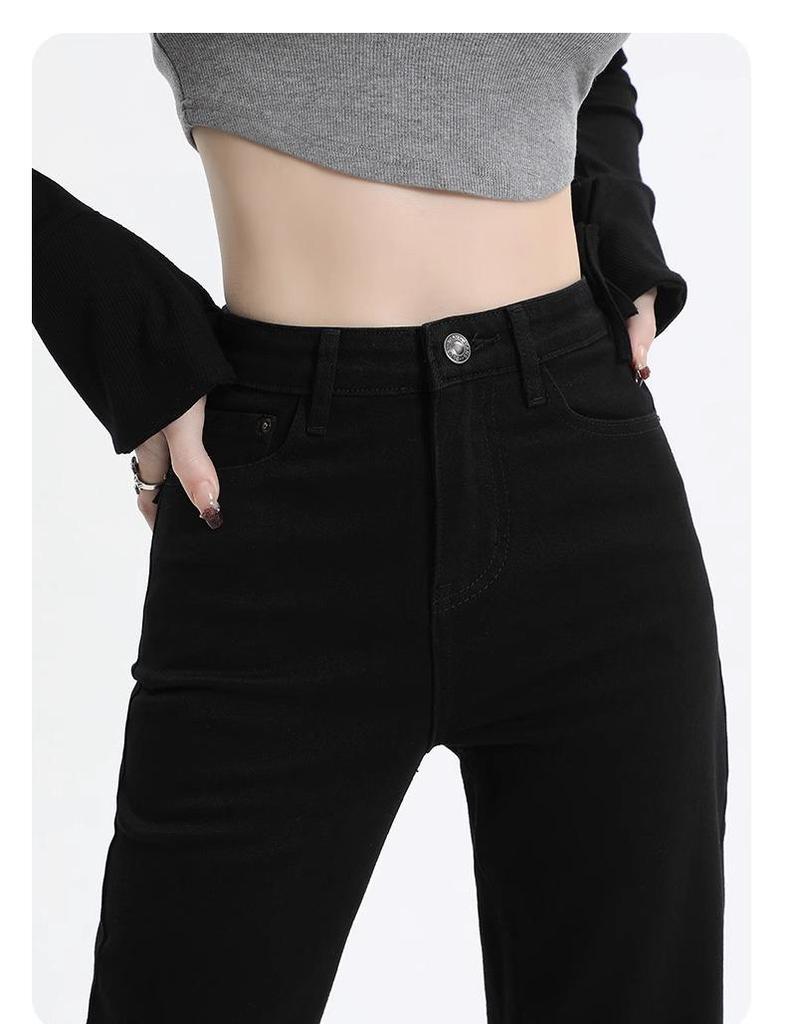 Women's High Waist Straight Leg Jeans - Slimming Petite Fit, Spring/Summer 2025 Collection