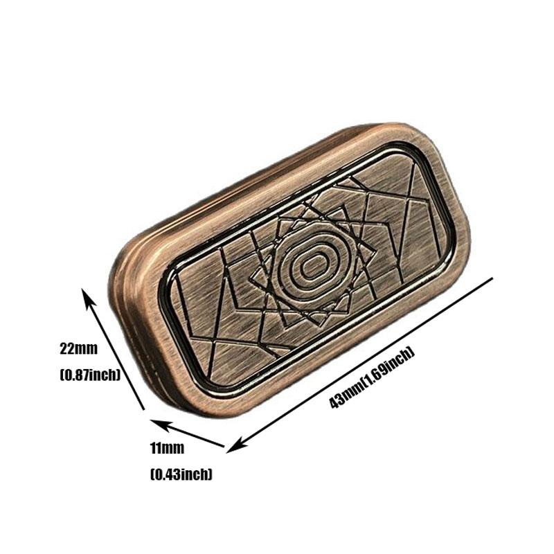 Whirlpool Three Layer Fidget Slider Adult EDC Metal Fidget Toy ADHD Hand Spinner Autism Anxiety Stress Relief Office Toys