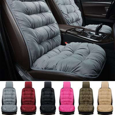 1pcs Car Seat Cushion Winter Car Seat Cover Cotton Liner Soft Fleece Seat Cover Flocking Seat Cover
