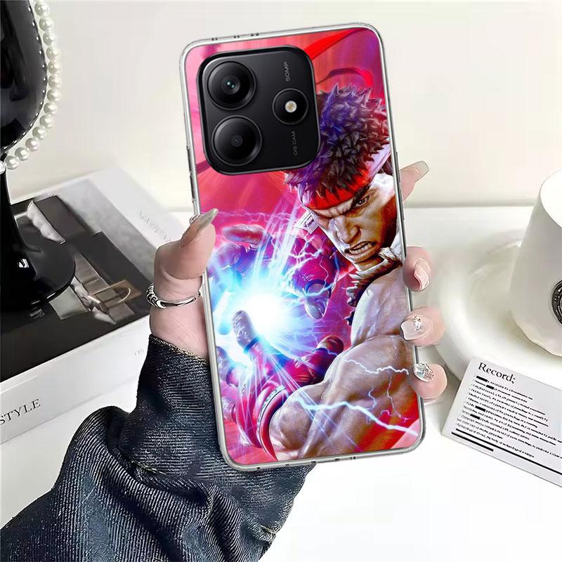Game S-Street F-FighterS Soft Phone Case For Xiaomi Redmi Note 15 14 14S 13 12 Pro Plus 12S 11 11S 11E 10 10S 11T 5G Fundas Coqu