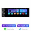 Car Radio Audio 1Din Universal 6.36 Inch Car Multimedia Video Player IPS HD Screen USB/Type-C Charge Support BT FM USB AUX Cam