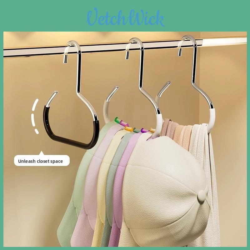 Simple Steel Hanger Hook With Antislip Design For Wall Storage And Accessories