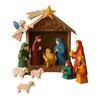 Christmas DIY Paper Nativity Scene W/Jesus Angel and Animal DIY Paper Nativity Scene Craft Kit for Xmas Decor Family Activities