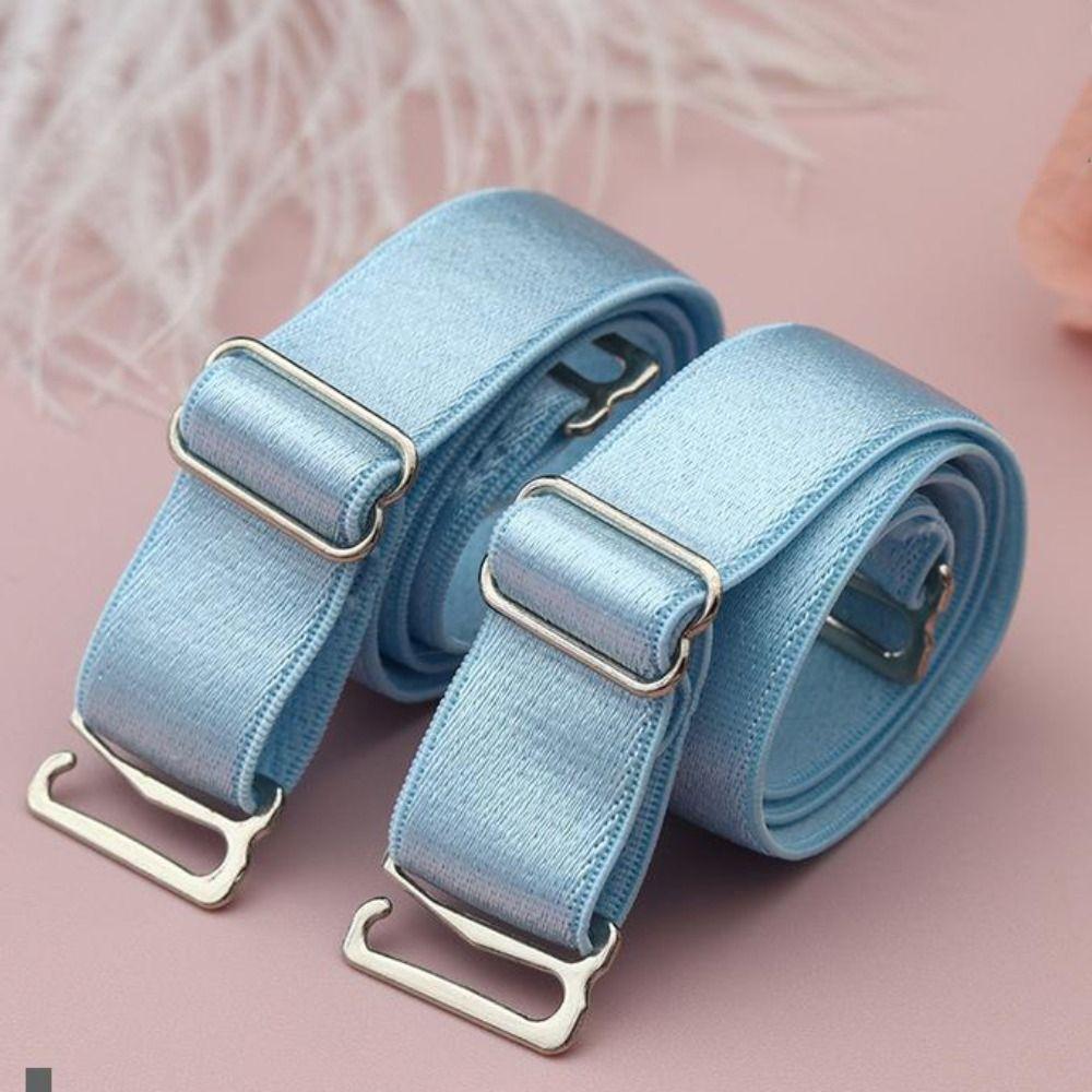 Double-Shoulder Stainless Steel Bra Straps Adjustable Underwear Shoulder Strap  Women