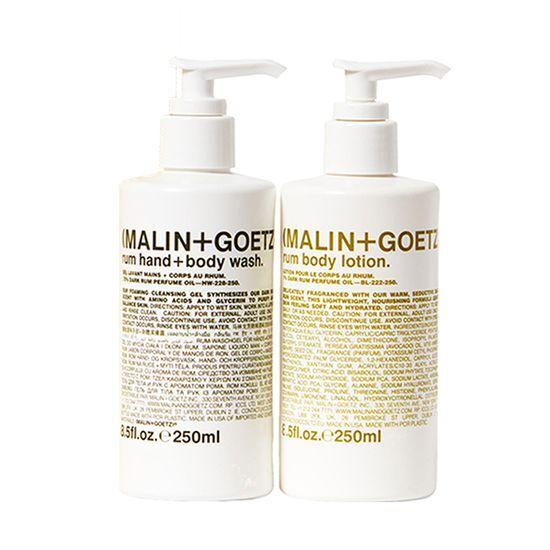 Merlin & Goetz Holiday Rum Hand + Body Wash & Body Lotion Set (Rum Hand + Body Wash 250ml + Rum Body Lotion 250ml)