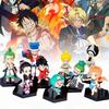 One Piece 9pcs Role Pvc Toy Model Desktop Decoration Children Gift Christmas