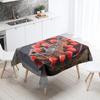 Cake Printed Tablecloth Hotel Restaurant Table Decoration and Ornament Stain Resistant Rectangular  Home