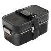 ZWILLING "Fresh & Save Vacuum Lunch Box Black" Bento Box with Cutlery and Sauce Container Airtight Storage Container [Authorized Japanese Product]