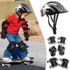 7dílná sada sportovního ochranného vybavení na kolo s chrániči zápěstí, sada helmy na skateboard a koloběžku pro děti, nastavitelná pro chlapce a dívky 5-12 let