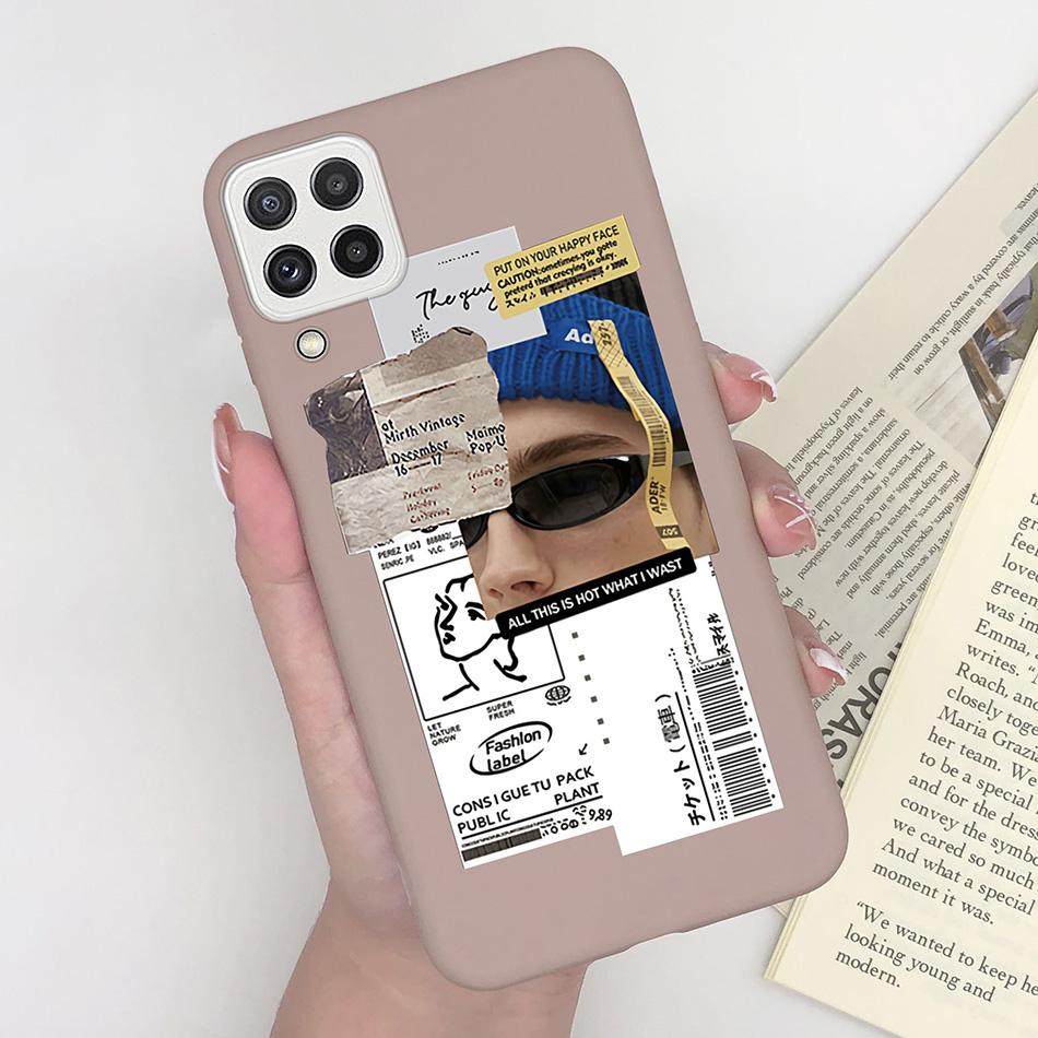 For Samsung Galaxy A22 4G 5G Case SM-A225F Love Heart Soft Silicon Phone Cover For SamsungA22 GalaxyA22 M22 A 22 4G 5G Fundas