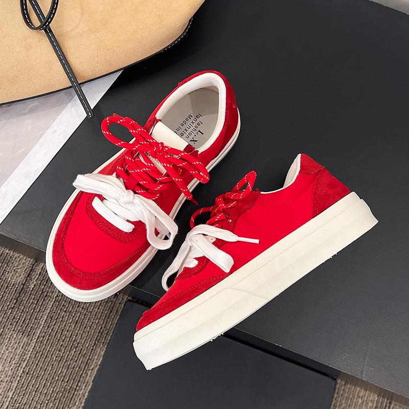 Versatile retro niche board shoes women's 2025 summer new thin thick-soled soft-soled fashion sports and leisure espadrilles