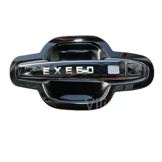 

Для Chery Exeed VX 2022 2023 + дверная ручка, чаша, защитные наклейки из нержавеющей стали, ручка для предотвращения столкновений 4PCS black3