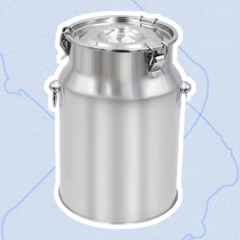 Large Capacity 10L Milking Equipment Bucket For Livestock Rustproof Stainless Steel Construction