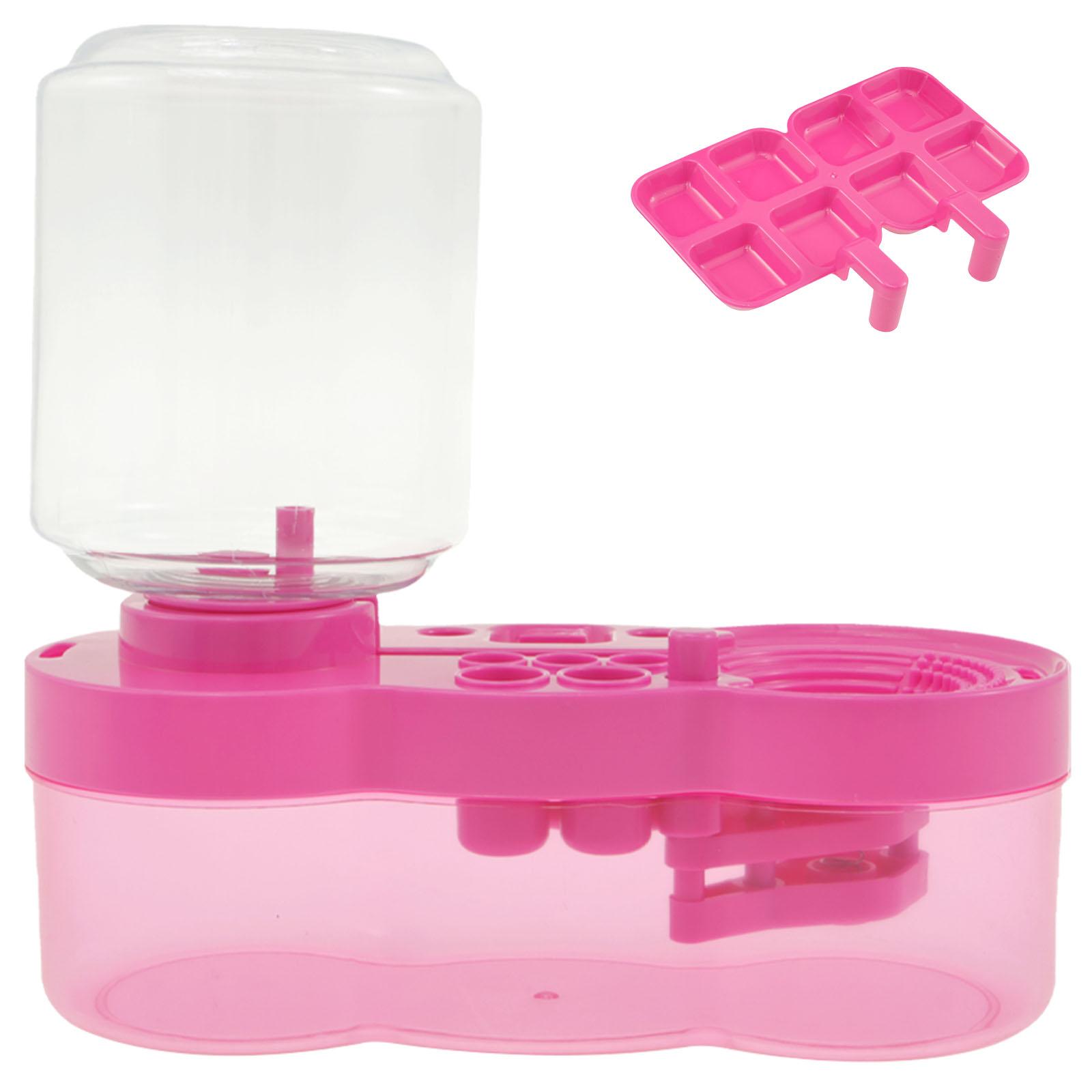 Paint Brush Cleaner Tool Multifunctional Painting Supplies with Paint Tray&Brush Holder Water Circulation for Acrylic Watercolor фиолетовый