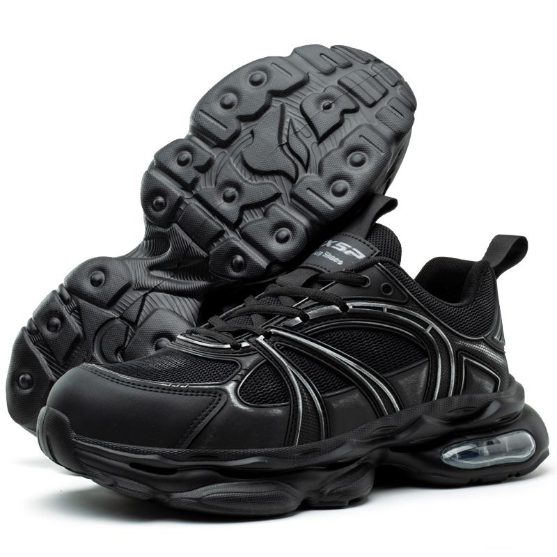 New Air Cushion Work Safety Shoes Men Anti-Smash Composite Toe Insulating Shoes Anti Puncture Work Sneakers Indestructible Shoes