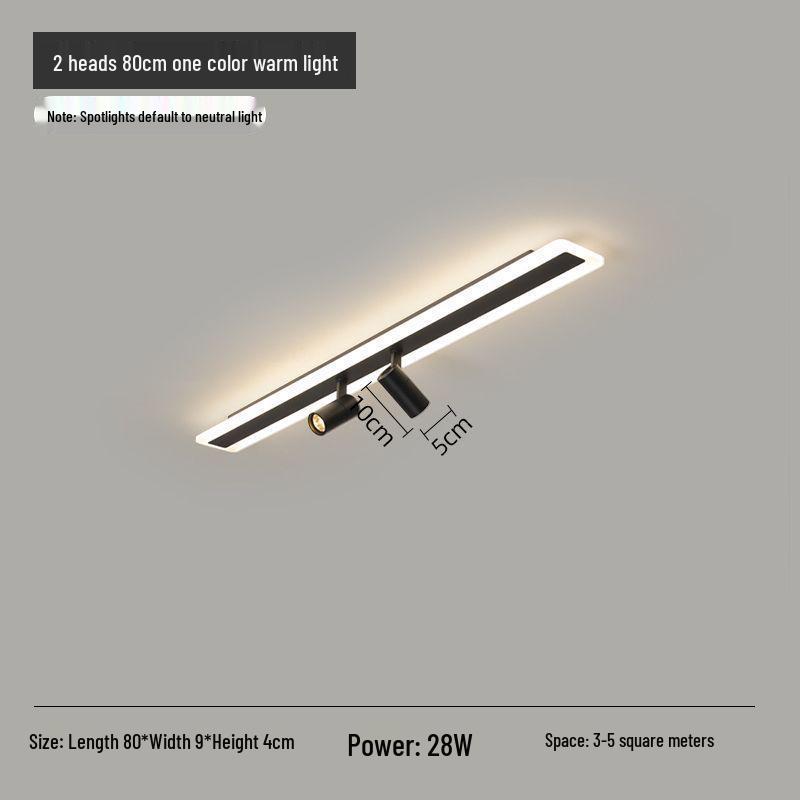 Frameless LED Ceiling Light for Living Room and Hallway