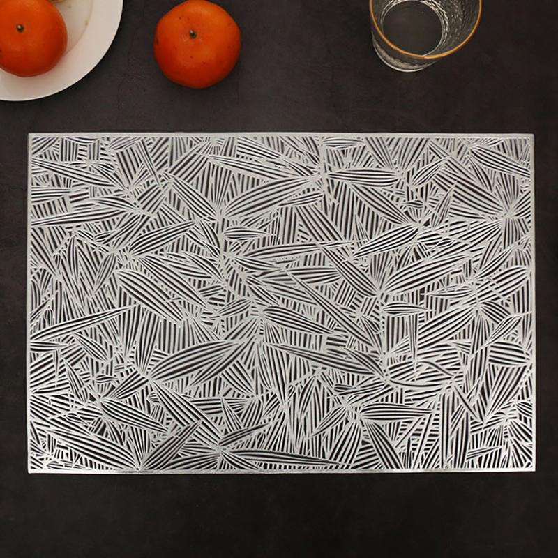 Buy Pvc Bamboo NonSlip Coaster Table Bowl Mat Decoration Heat