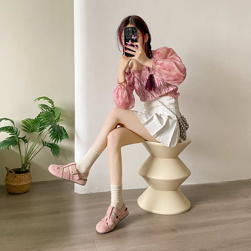 Fashion Legitimate Leather Sumer Brand Flip Flops Slippers Women's Light Green Sneakers Shoes Rubber Sandals For Women Sport