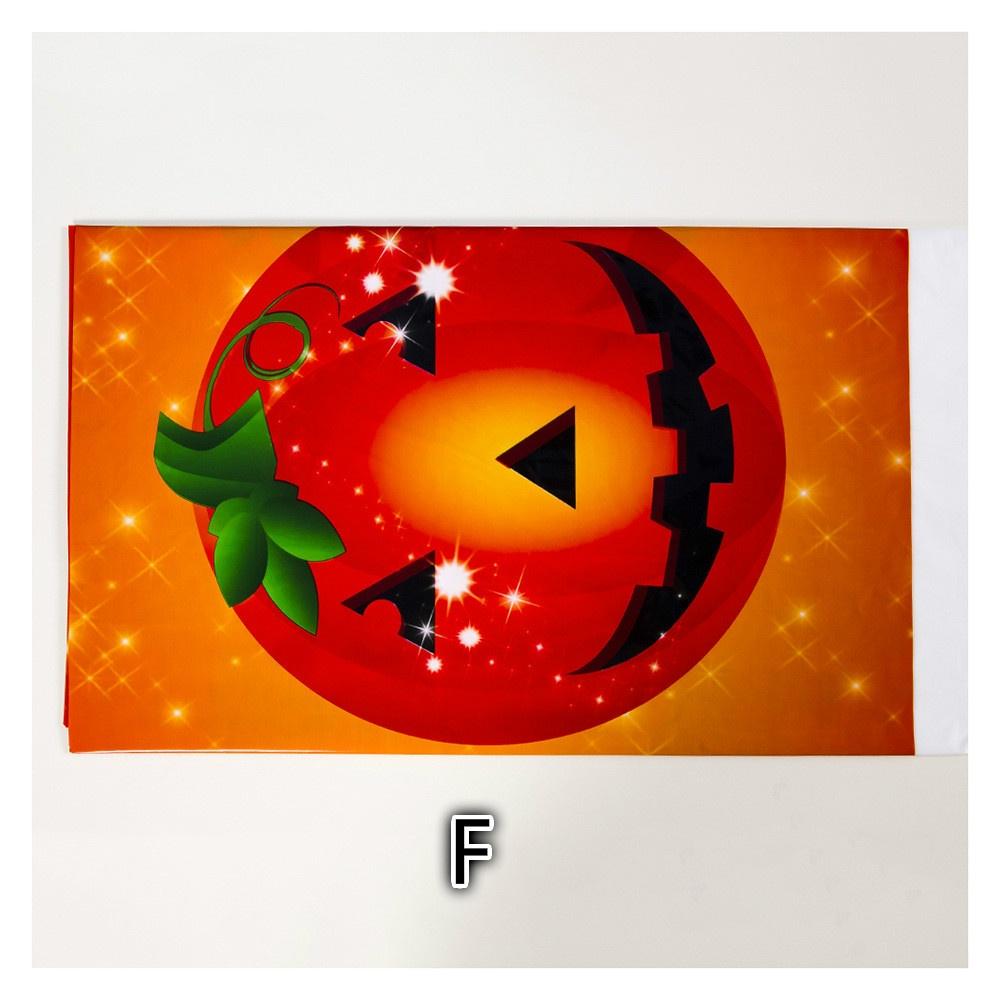 New Halloween Printed Tablecloth PVC Halloween Disposable Tablecloth Bar Table Decor