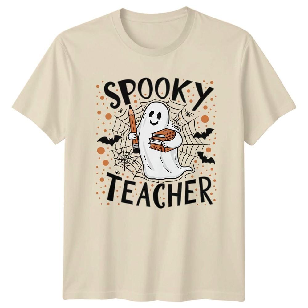 Spooky Teacher Halloween Education Unisexs TShirt Unisexs Tee Graphic Unisex Top