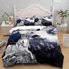 Digital Wolf Duvet_Doona Cover Set Single Twin Double Queen King Cal King Size Bed Linen Set