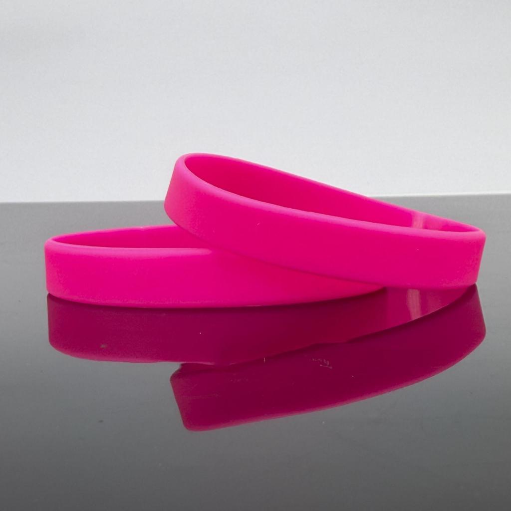 Braccialetto in Silicone Luminoso - Colore Unico, Senza Scritte, per Bambini e Adulti