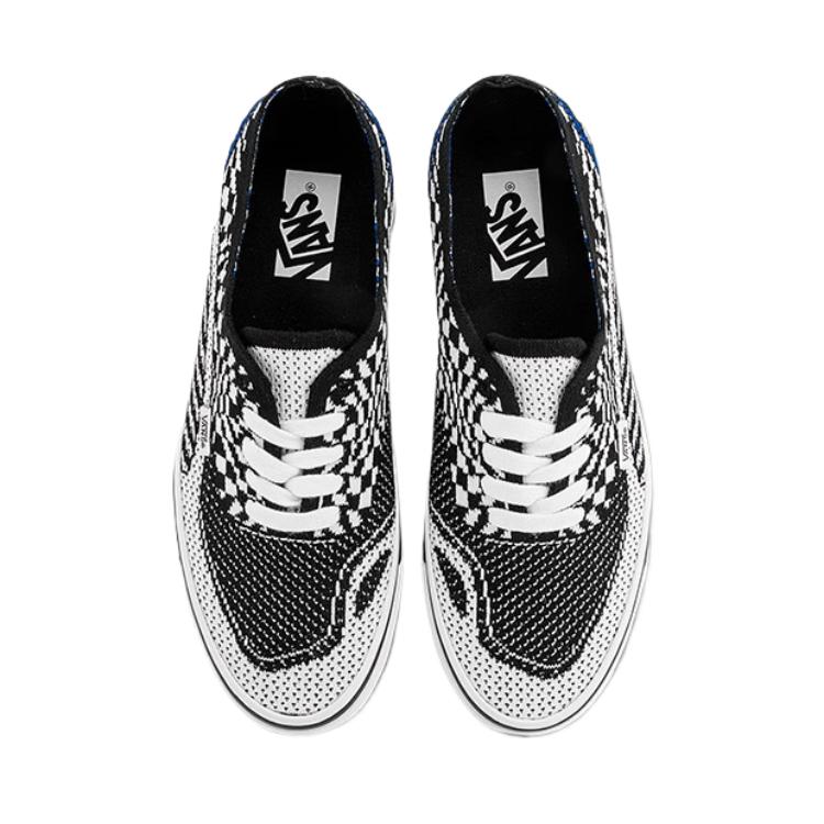 Vans Scarpe Unisex in Tela Basse Premium LX Autentiche 44 Pixel Color Block Pizzo Intrecciato Stringate Punta Tonda Piatte Sneaker VN000EDTYB2