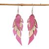 Retro European & American Hollow Leather Geometric Earrings for Women - 2026 Collection