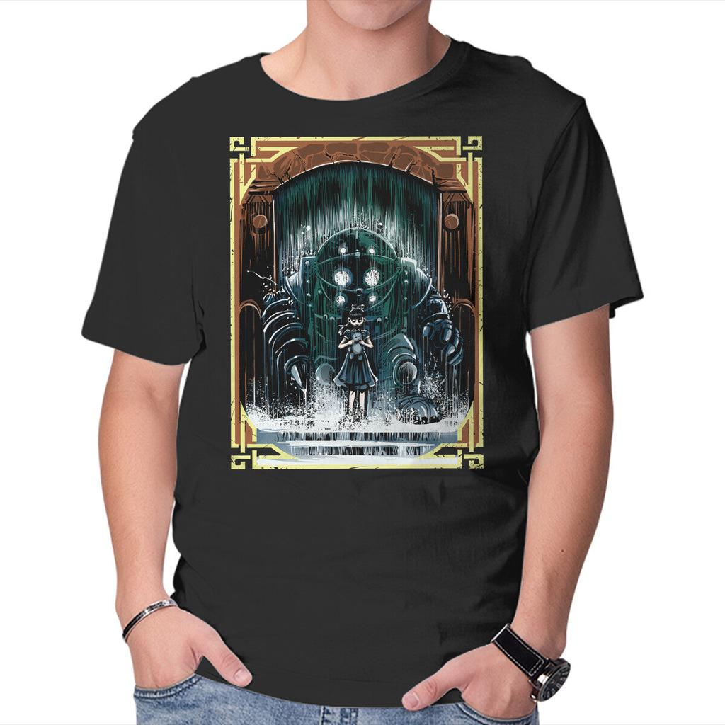 Unisex Crew Neck T-Shirt The Protector Under The Sea Graphic Short Sleeve Casual Tee