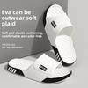 Plus Size Men EVA Platform Slide Sandals, Trendy Outdoor Thick Sole Summer Beach Casual Slippers for Men