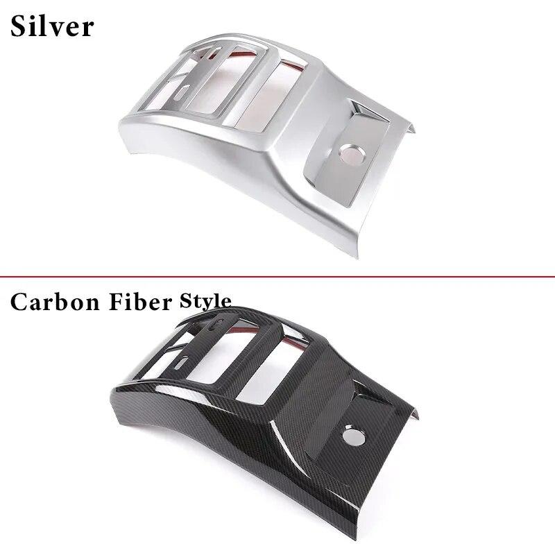 ABS Car Rear Air Conditioner Air Outlet Anti Kick Protection Cover Sticker For BMW X5 X6 X7 G05 G06 G07 -22 Auto Accessories