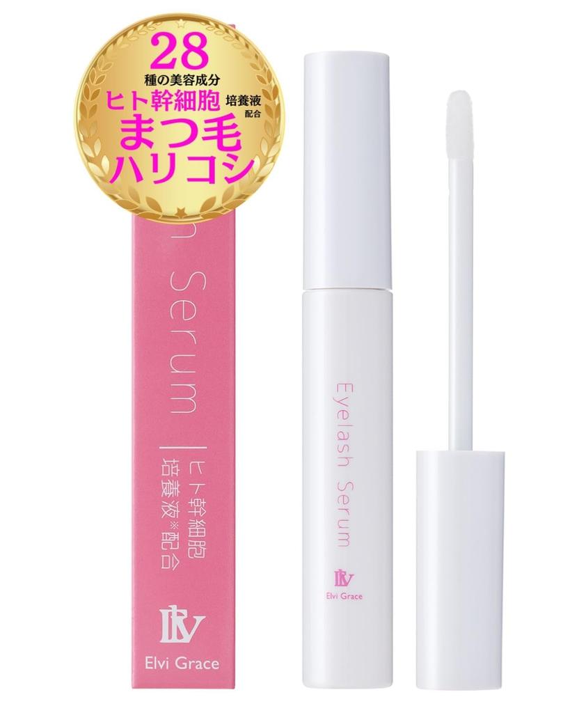 Elvi Grace Eyelash Eyelash Eyelash Eyebrow Mascara Eyelash Human Stem 5mL Serum, Perm, Coating, Enhancement, Under-Eye Care, Primer, Extensions,