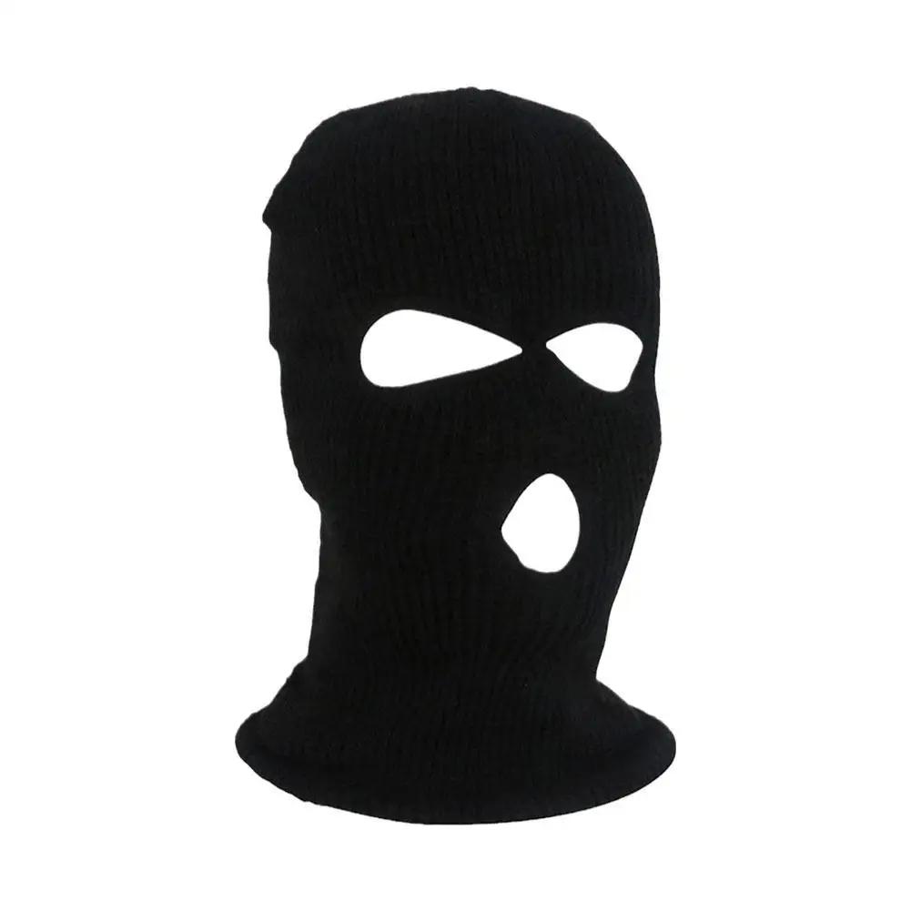3-hole Car Seat Headrest Full Face Cover Ski Mask Hat Anti Ash Protection For Car Interior Seats Funny Cover Decoration