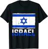 Israel Flagge T-Shirt 100% Baumwolle Rundhals Sommer Kurzarm Lässig Herren T-Shirt Größe S-3XL