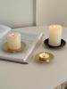 European Retro Wrought Iron Candle Holder and Jewelry Display Tray