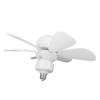E27 LED Ceiling Fan 400 RPM Flower Shaped Removable 6 Blades Ceiling Fan Lamp with Remote Control
