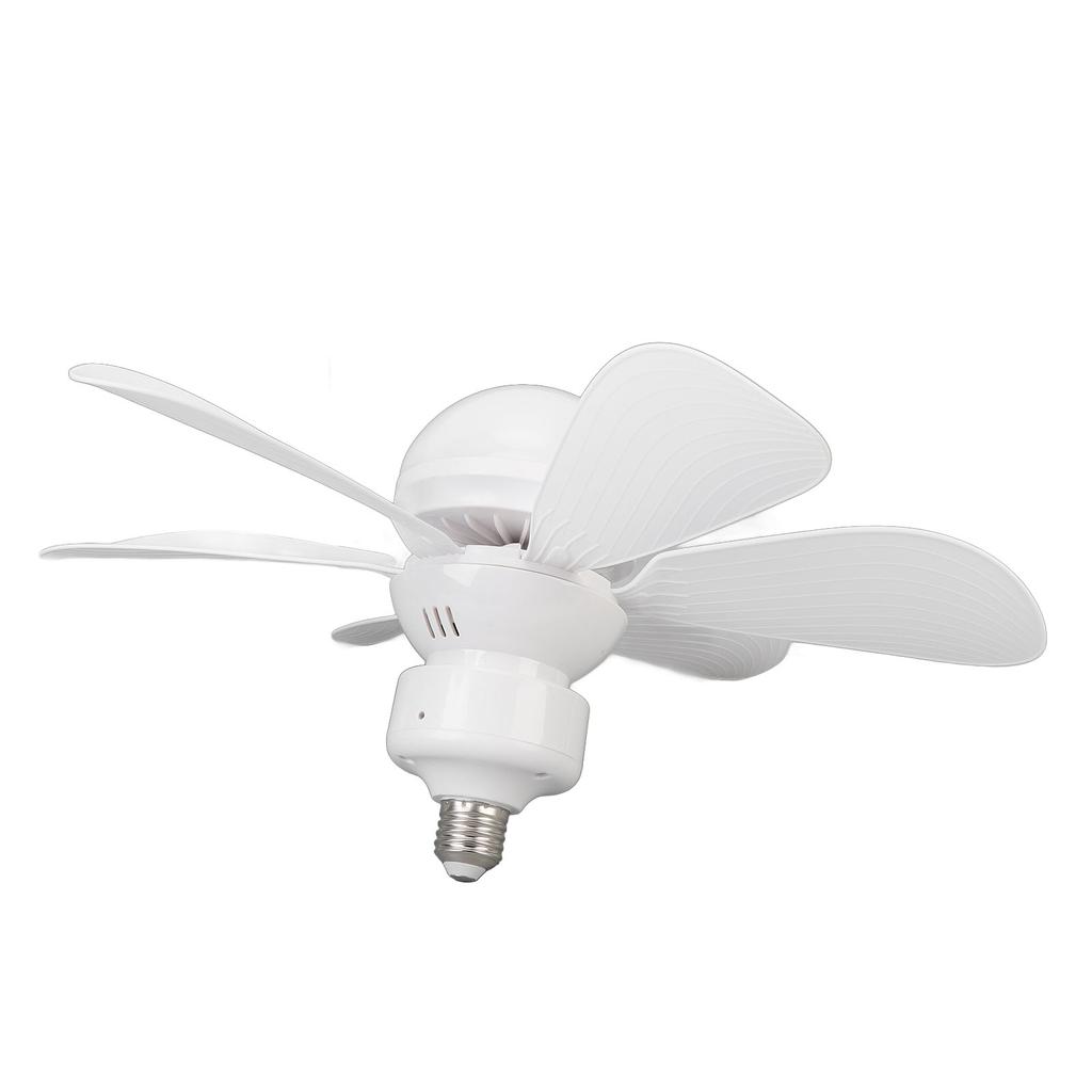 E27 LED Ceiling Fan 400 RPM Flower Shaped Removable 6 Blades Ceiling Fan Lamp with Remote Control