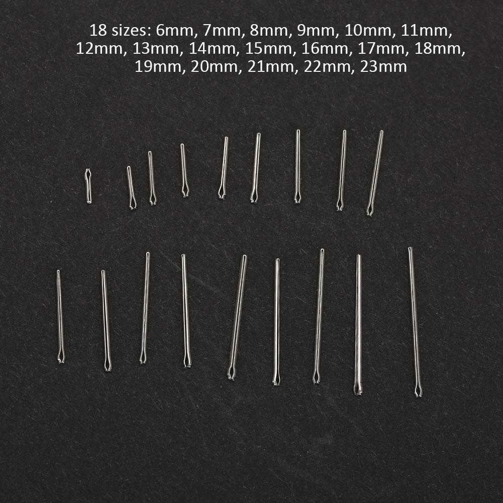 18Sizes Metal Spring Bar Steel Watch Band Linking Pin Strap Connection Accessory 6-23mm