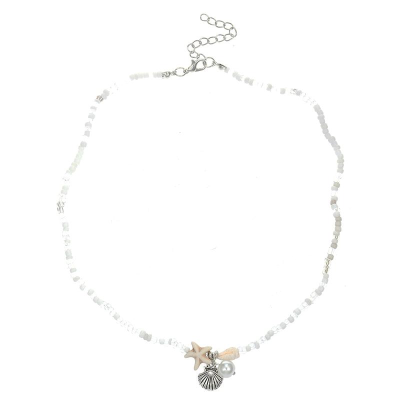 Three Layer Beach Seashell Choker Necklaces Bohemian Natural Shell Necklace Short Collar For Women Rope Chain Choker Accessories