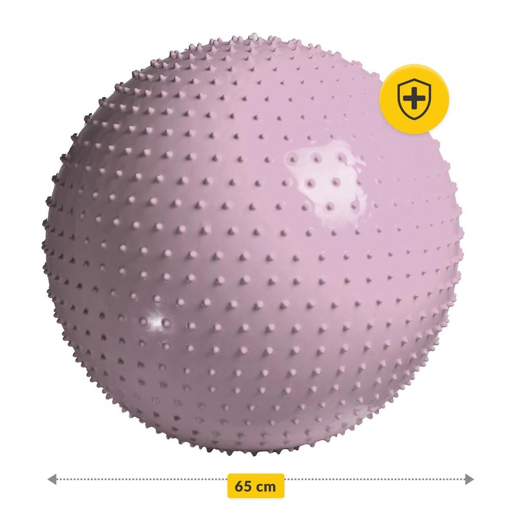 Inflatable gymnastic ball 65 cm - pink