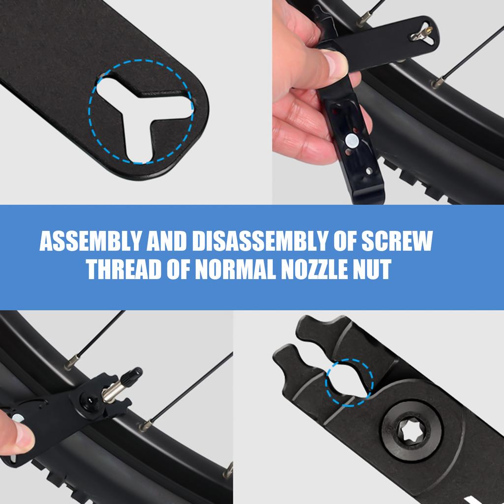 5 In 1 Bicycle Chain Remover Tool With Valve Wrench Pliers For Bike Repair