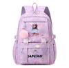 Anime K-Pop K-Pop Demon Hunters Printed Backpack Schoolbag for Teenager Student Girl Boy Bookbag Large Capacity Waterproof Travel Bag Gift Mochila