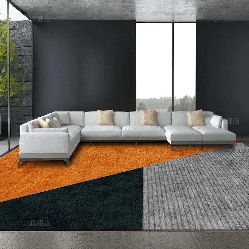 Modern Light Luxury Carpets Nordic Bedroom Carpet Large Area Living Room Decor Floor Mat Home Study Lounge Minimalist Style Rug