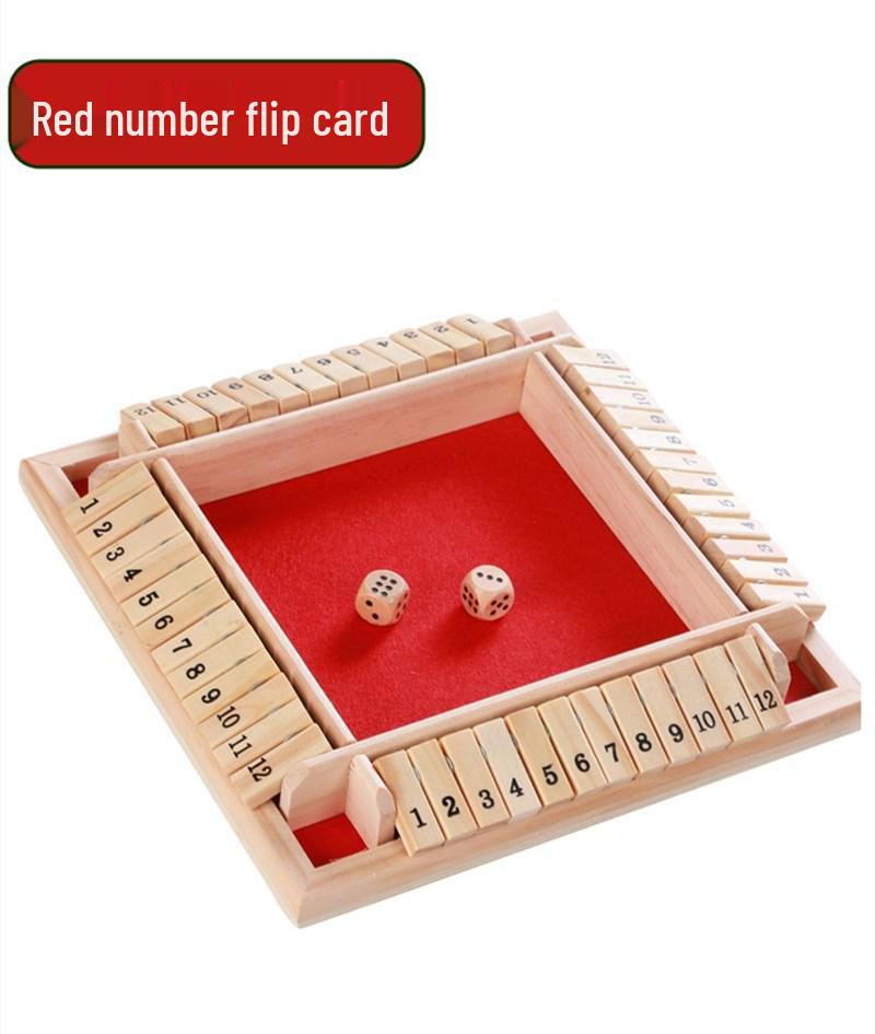 

Математическая игра с четырехсторонними карточками: Цифры 1-12 для детей и родителей - Набор для сложения, вычитания, умножения и деления красный