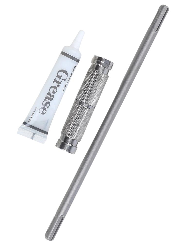 Double-Headed Shank Extension Rod Drilling Operations Chrome Vanadium Construction Compatible With Round Shank